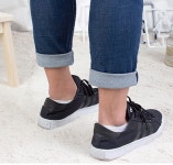 땀안차는 더블쿠션 남자 두꺼운 페이크삭스 뮬 구두 블로퍼 발편한 이중바닥덧신 안벗겨지는양말 : 별다샵