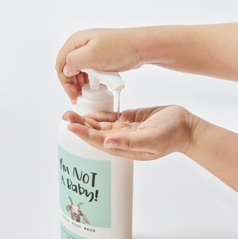 아임낫어베이비 키즈 바디워시 산양유 보습 어린이 유아 샤워젤 500ml 2개 : 아임낫어베이비