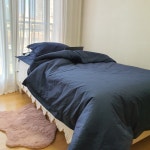 아나이스 특급 호텔침구 60수 고밀도 면 라인 차렵이불 풀세트 (네이비) K,Q,SS : 희야홈패브릭