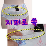 편한 지퍼팬티 주머니 할머니팬티 순면 엄마속옷선물 여행여권팬티 생리통핫팩 : 디댓몰