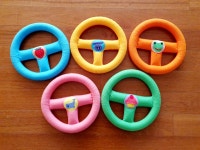 펠트교구 어린이집자동차핸들 /반제품 완제품 : 만드는땡글마켓