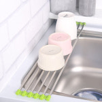 설겆이선반 접이식 식기건조대 개수대선반 설거지 건조매트 싱크대롤매트 18 그레이 : 뉴럭마켓