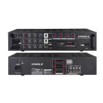 KANALS EMA-400N 카날스 EMA400N 4채널 전문가용 파워드믹서앰프 다용도 중대형 매장용 앰프 : 미디어랩스