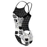 큐스윔 웨어 원피스 수영복 캐럴데이 스키니 스트랩(QSWIMWEAR CATURDAY SKINNY STRAP) : 포텐슈