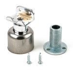 큐비클 화장실 받침대 U형 : 디지털도어락 가람열쇠