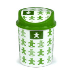 J0039/ (1771) 다용도 인테리어 브레드베어 패턴 모던 스윙 휴지통 쓰레기통 소형 : 크린이오