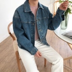DF 유즈드 워싱 트러커 데님 청자켓 ( 1color ) : 와이샵 YSHOP