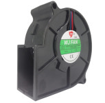 75mm 쿨링팬(냉각팬) / WJFAN / DC 블로워 FAN / 모델명 WJB2753024H-F32(BLOWER) / 75X75X30T / 24V / FG센서 / 시로코팬 : 쿨링팬판다