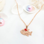 14k,18k 아기상어, 샤크 미아방지 아기 목걸이 / 학생금목걸이 : 아이앤유쥬얼리