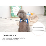 패리스독 촘촘 매쉬하네스+리드줄 세트 레드 옐로우 핑크 블루 택1 : 코지캣독