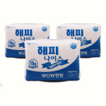 와우한빛 해피 나이스 애견 배변 패드 대형, 10매입, 10개 : 펫 마트