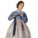 [한복대여] 세련미(블루) -남자형제 결혼식 혼주 하객 신랑엄마한복 : 한복대여 우리빔