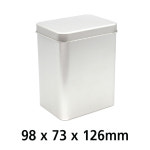 사각 S002 은색 틴케이스 제작 쿠키 포장 포토카드케이스 깡통 철제 : 깡통가게