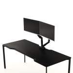 다가구 페르마타 플레어 1200 컴퓨터 게이밍 책상 블랙 : 다가구프래그마