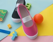 밴드 메리제인 실내화 유치원 어린이집 실내화 초등학생 면 여자 여아 : 퍼니 팩토리