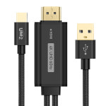 UM2 S20 아이패드4 모니터 스마트폰 미러링 MHL 케이블 USB 3.1 C to hdmi 2.0 4K UHD 60Hz CHDMI 2미터 3미터 : UM2 COBY