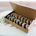 크라무지도시락 대 종이도시락 김밥 만두 도시락 포장용기 500개 : 삼부팩