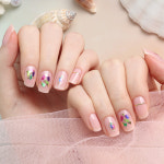 [글로시블라썸] 네일스티커 비비드쉘 : Glossy Blossom