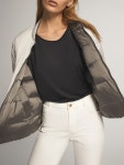 Massimo Dutti 마시모두띠 리버시블 양면 쇼트 페딩 그레이 6733/632 : 쇼잼