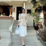 봄 투버튼 데일리 자켓 (연노랑/아이보리/블랙) : 블루스토미