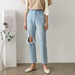 (오늘출발)연청M-1  슬로우구제PT 워싱이 예쁜 청바지 : 마이쏭