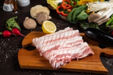 벌집삼겹살 600g 한돈 냉장 돼지고기 구이용 캠핑고기 바베큐 : 30년전통한우암소 삼부축산