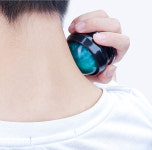 셀프 롤링 마사지볼 승모근 리프레쉬볼 발마사지 경락 휴대용 목어깨다리 종아리 맛사지 롤러 : 라플라잉
