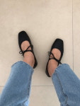 슈즈데이 스트링 메리제인 말랑 리본 플랫슈즈 : 슈즈데이 SHOES DAY