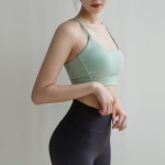 바디몬스터 어깨끈 브라탑 스포츠 브라렛 요가 필라테스 폴댄스 BDBR0103 : 바디몬스터