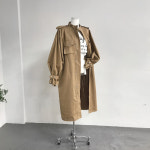 J0460 퍼프소매야상롱코트 : 데일리수잔