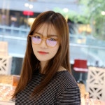 드므앤 안경 인아웃12 INOUT12 C2 호박 브라운 사각 뿔테안경 남녀공용 : 유리아이