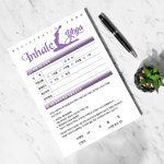 요가샵 회원가입신청서 고객관리카드 양식제작가능 A5 4000장 : 디자인153