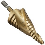 일제 라이트세이키 LINC  하이스스텝드릴 스파이럴 티탄코팅 철용 확관기  LST-633 (6 ~33mm) : 아워툴스