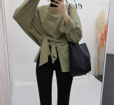 [바이에잇] 무배 트임 꼬임 티 : 바이에잇