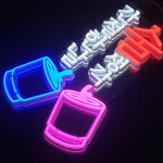 LED 3D아트 W-007 술생각간절한날 주문제작 : 사인블루