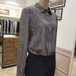 BCBG 스터프 프린트 블라우스 B0A2B426  32 : 롯데아울렛 율하점 BCBG