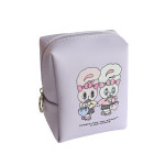 에스더버니 미니 사각 파우치 여자 다용도 지퍼 캐릭터 멀티 메이크업 소품 수납 가방 : 근처문구점