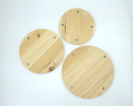 마크라메재료 나무선반 원목 패널 서양매듭 우드 패널 플레이트 원형 사각 타공 : 올댓위빙 프리마켓