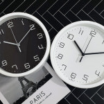 국내산 포인트 무소음 소형 벽시계 : 에이치데코