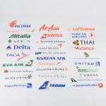 항공사 노트북 캐리어 스티커 55종 : 룰루바바