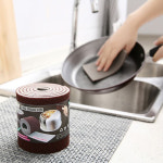 잘라쓰는 금강사 양면 주방 수세미(롤타입 길이 1M) 찌든때 탄자국 기름때 녹 제거 : 하루네하우스