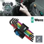 Wera 967/9 HF Torx L-Key 베라 멀티컬러 블랙 별렌치 홀딩기능 추가 9개 세트 : 레퓨지몰