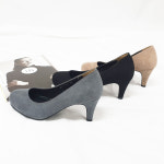 라운드리 베이직 스웨이드 펌프스 (7cm) : 구두모모