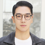 패션 작은 사각 메탈 뿔테 패션안경 : 스타일호른