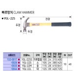 한신 빠루망치 돌 알루미늄자루 깍기 유리 용접 냉가 검사 판금 망치 망치자루 종합 - HANSHIN : 세화산업