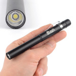 GM-01 LED 펜라이트 작지만 강력한 미니 손전등 고급 휴대용 비상 랜턴 소형 후레쉬 : 지원군몰