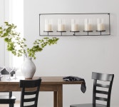 루카캔들스튜디오 | [Pottery Barn]루카 직사각 월 마운티드 캔들 홀더(블랙) : 포터리반