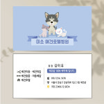 애견카페 애견미용 펫샵 쿠폰 제작 단면비코팅 250g 500매 인쇄 : 디자인미유본사