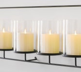 루카캔들스튜디오 | [Pottery Barn]루카 직사각 월 마운티드 캔들 홀더(블랙) : 포터리반