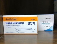 목설압자/혀누르개/나무설압자/스파츌라/목설압자100개입 (2가지 중 랜덤발송) : 태성메디칼